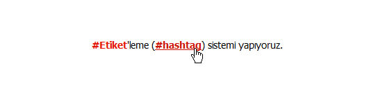 Php Etiketleme Sistemi (Hashtag)